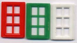LEGO sættet Single 1 x 2 x 3 Window without Glass (ABB)
