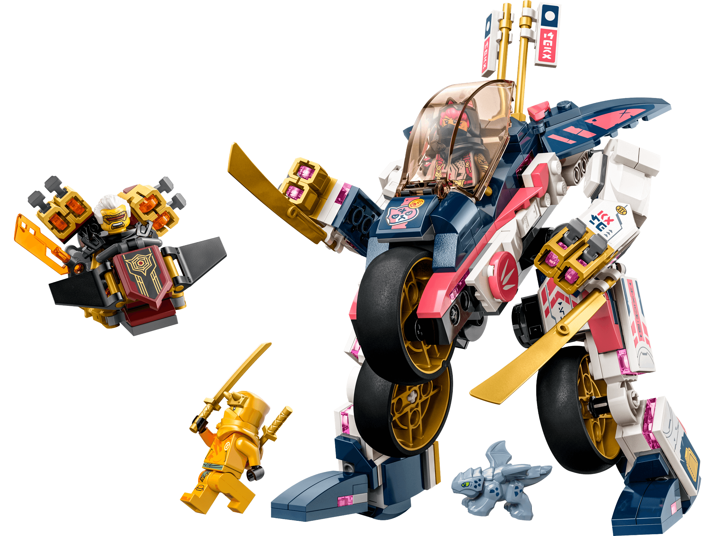 LEGO sættet Sora's Transforming Mech Bike Racer