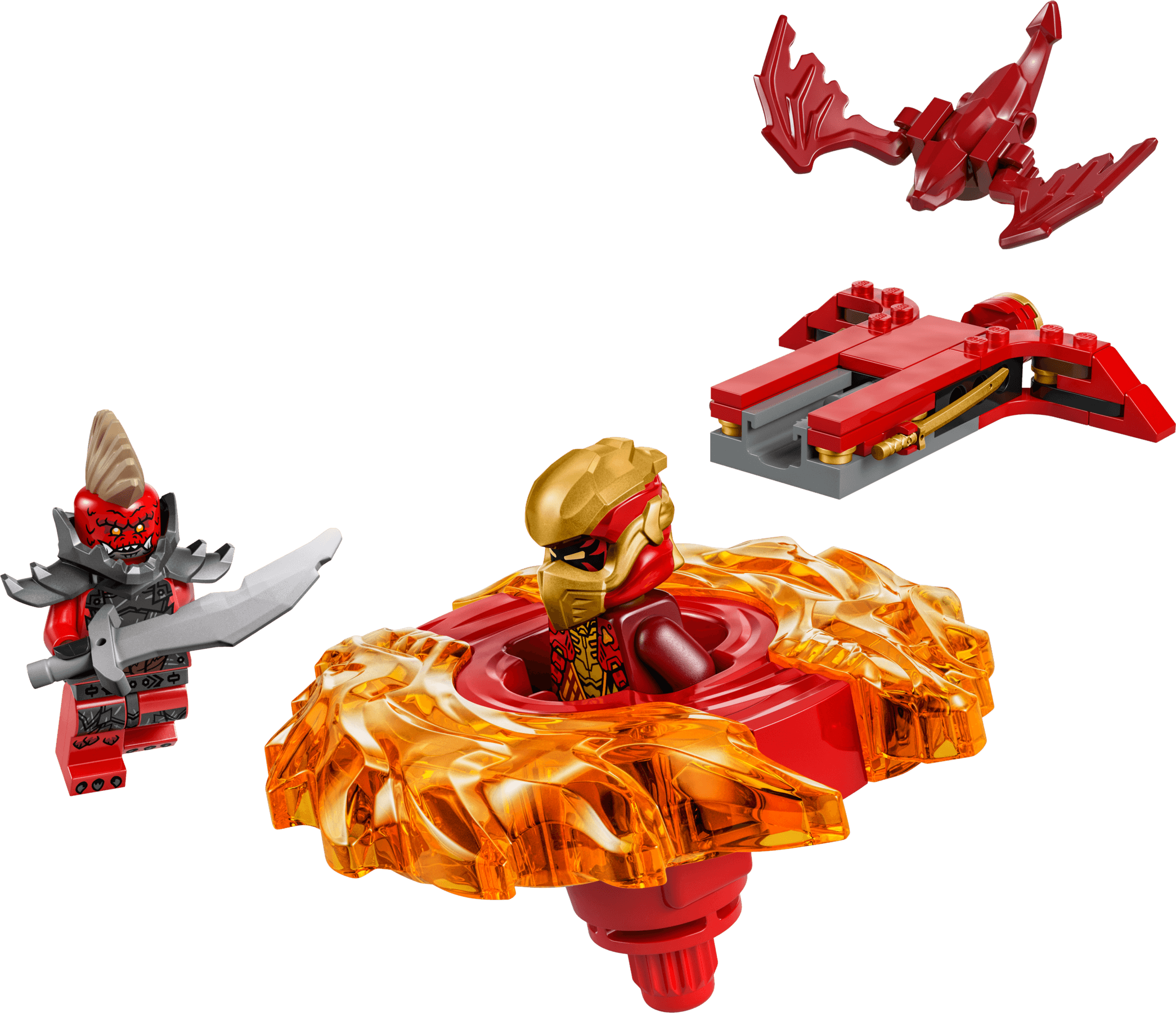 LEGO sættet Kai's Dragon Spinjitzu Spinner