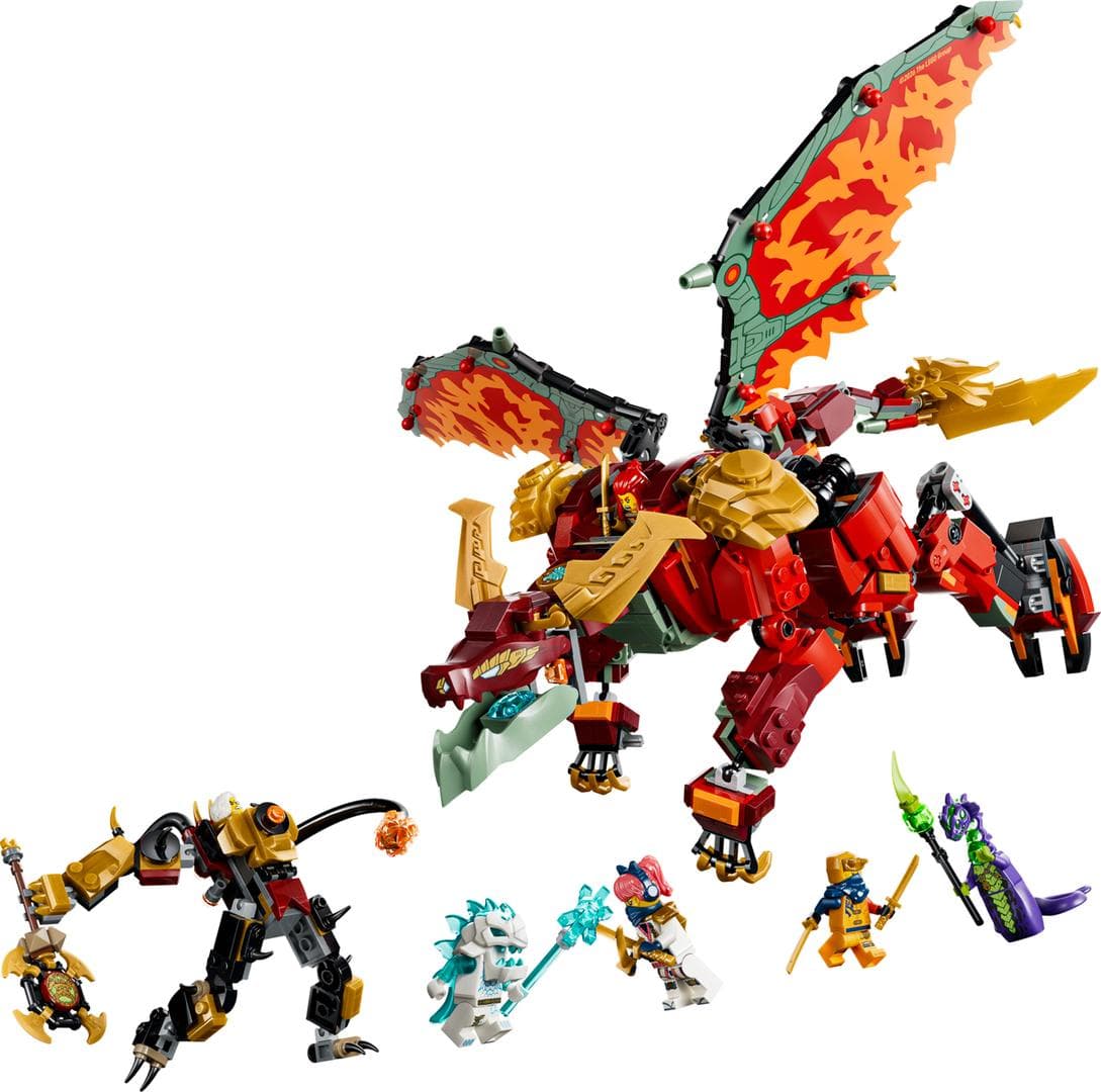 LEGO sættet Wyldfyre's Transforming Dragon Mech