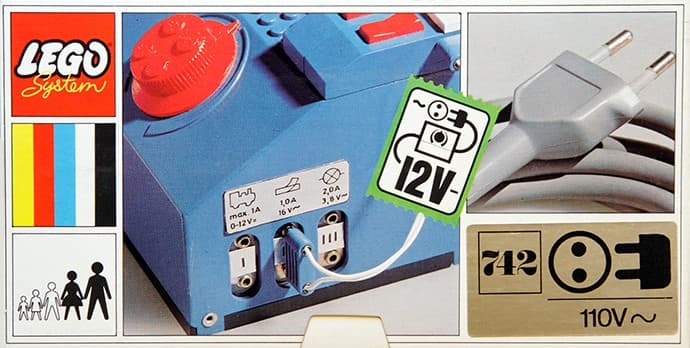 LEGO sættet 12V New Transformer for 110V Pack