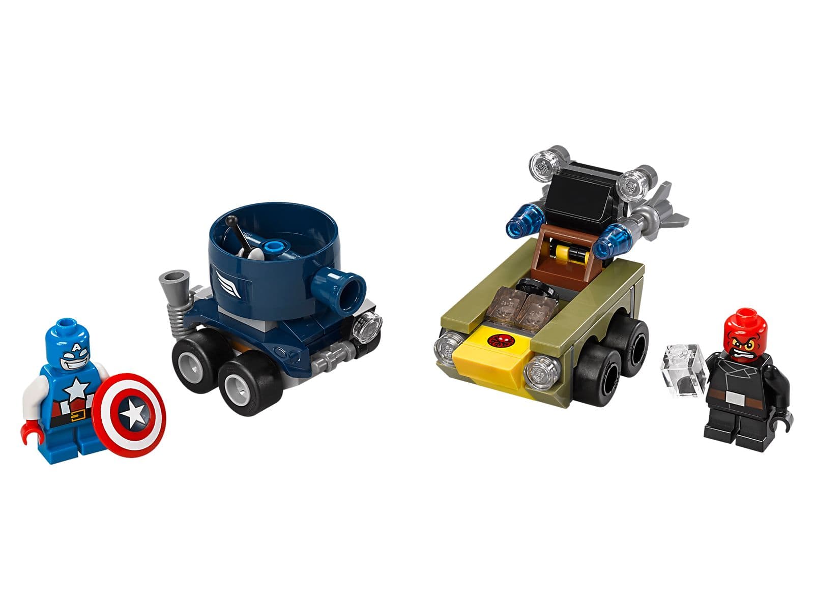 LEGO sættet Mighty Micros: Captain America vs. Red Skull