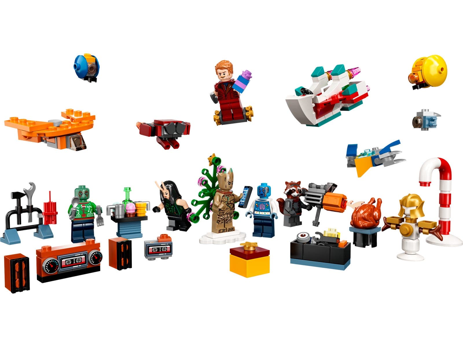 LEGO sættet Guardians of the Galaxy Advent Calendar 2022