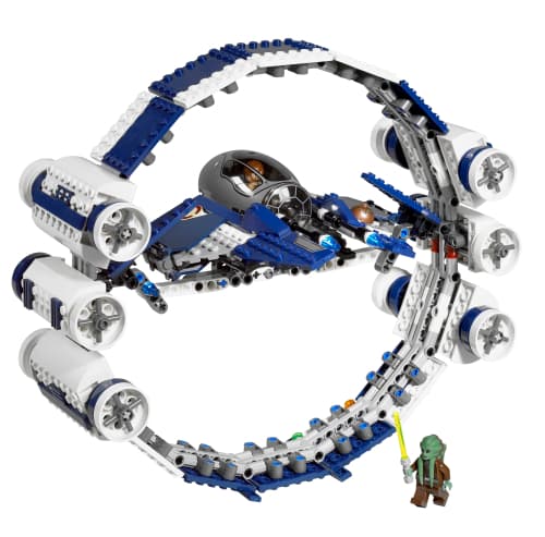LEGO sættet Jedi Starfighter with Hyperdrive Booster Ring