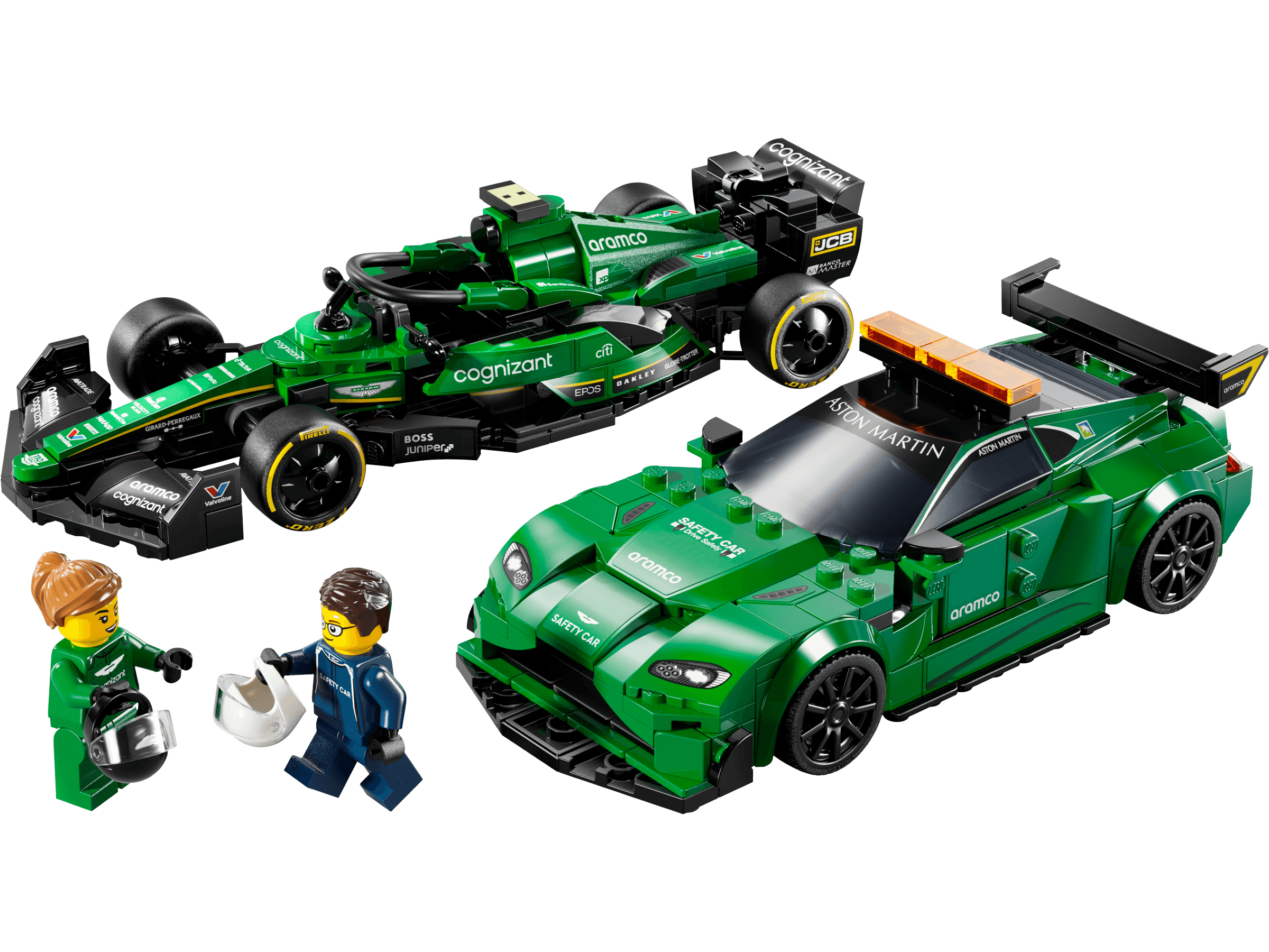LEGO sættet Aston Martin Vantage Safety Car & AMR23