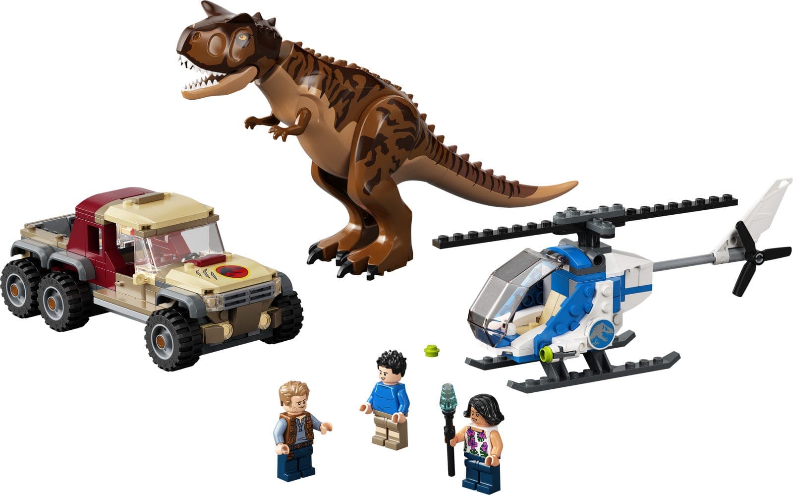 LEGO sættet Carnotaurus Dinosaur Chase