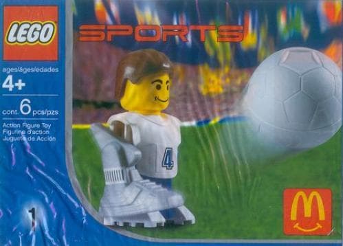 LEGO sættet McDonald's Sports Set Number 1 - White Soccer Player #4