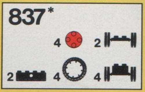 LEGO sættet Wheels and Tires Parts Pack