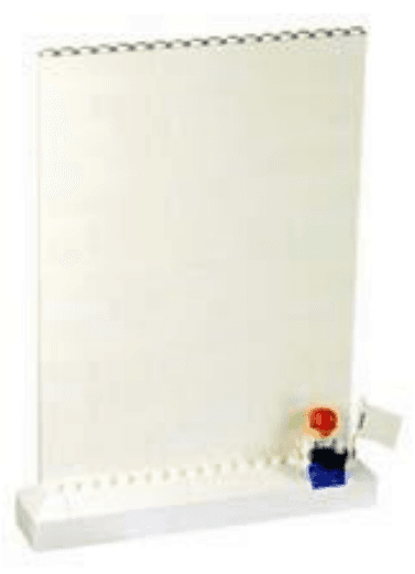 LEGO sættet Brick Wall Photo Display (Portrait)