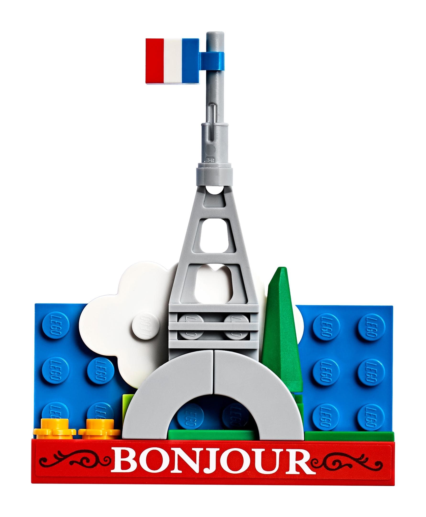 LEGO sættet Eiffel Tower Magnet Build