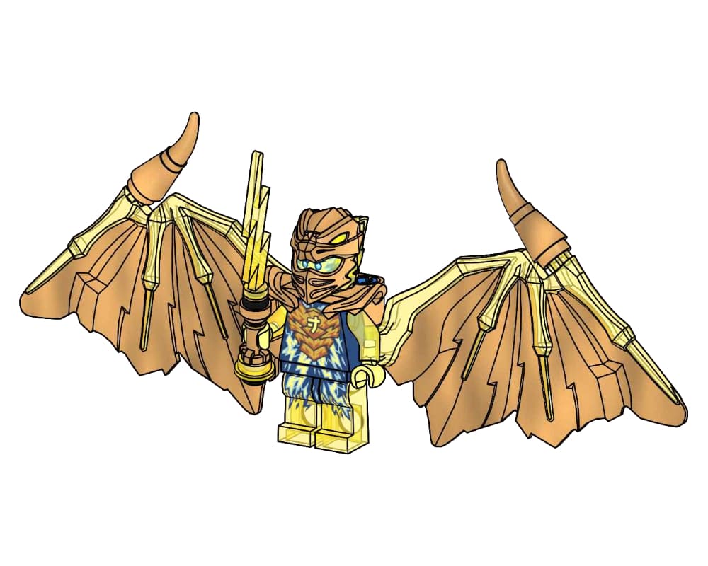 LEGO sættet Golden Dragon Jay
