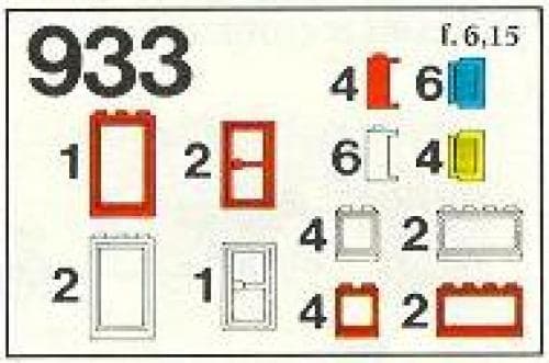 LEGO sættet Doors and Windows