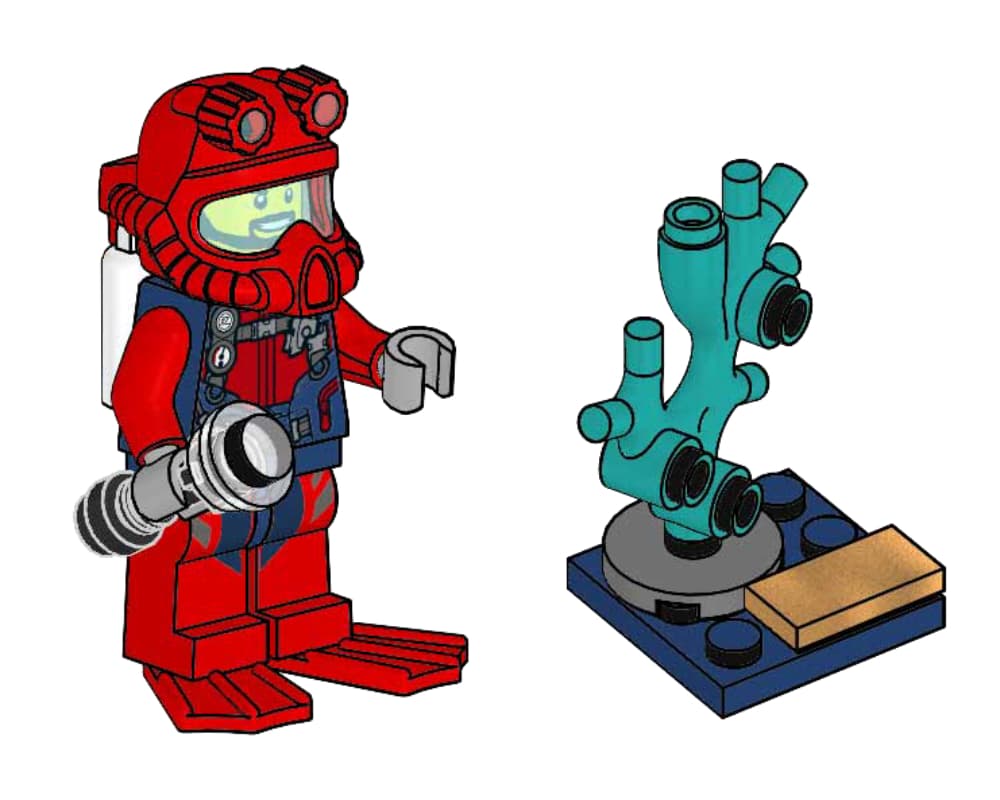 LEGO sættet Scuba Diver