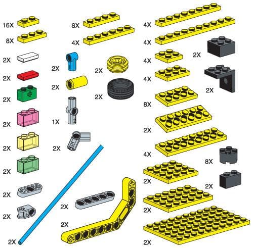 LEGO sættet Special Elements for Cities and Transportation Set