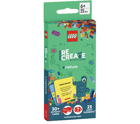 LEGO sættet ReCreate Activity Cards: Nature