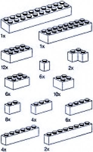 LEGO sættet Basic Bricks (black)