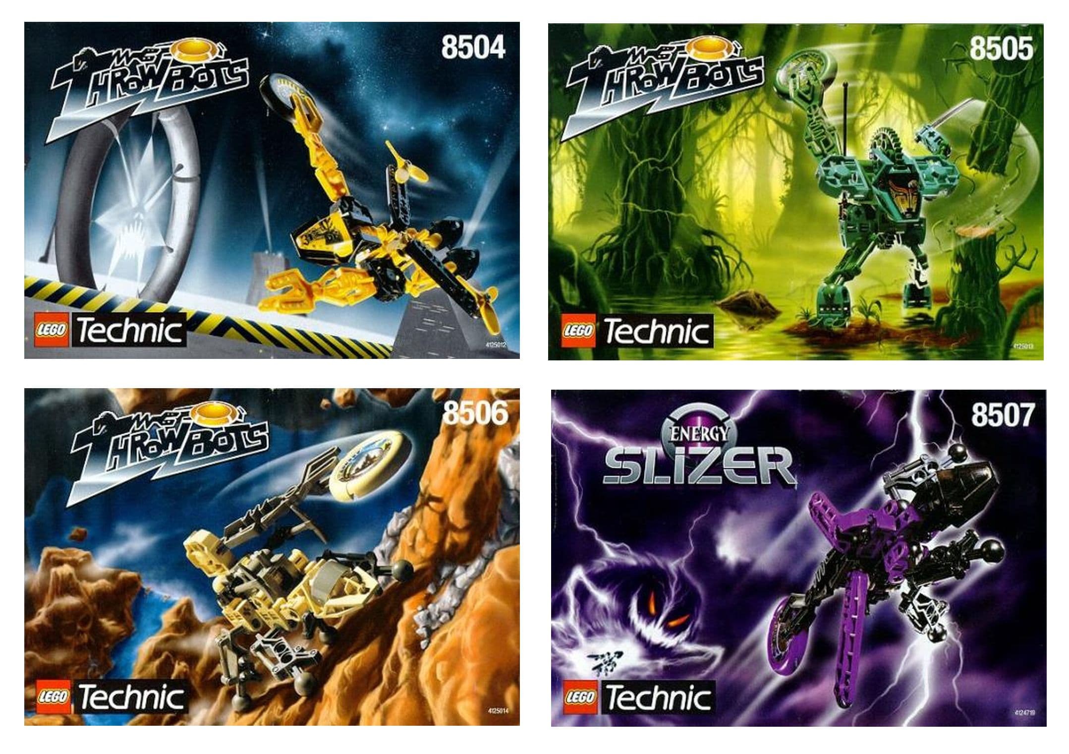 LEGO sættet Ultrarex (8504 + 8505 + 8506 + 8507)