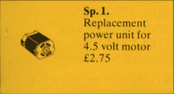 LEGO sættet 4.5V Replacement Motor