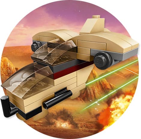 LEGO sættet Wookie Gunship